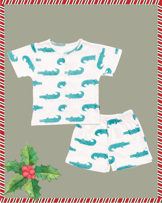 Baby White Croc Mini Baby Set