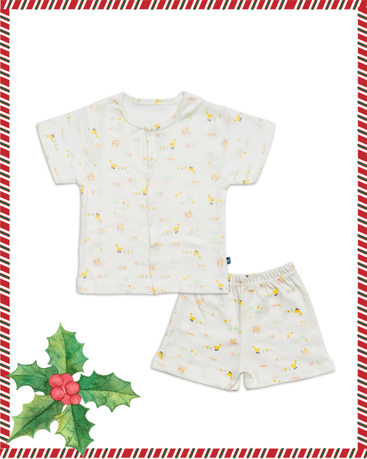 Baby White Cute Dino Mini Baby Set