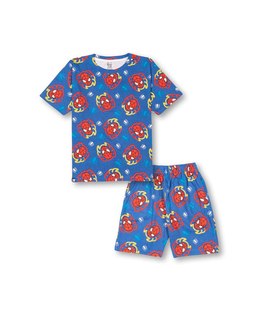 Seniors Boys Blue Spiderman Co-ord Set