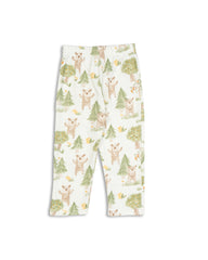 Kids White Nature Printed Full Sleeve PJ Organic Set