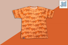 Seniors Boys Orange Tiger Co-ord Set