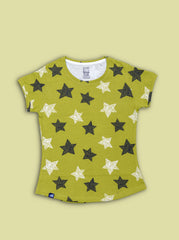 Seniors Girls Green Star Co-ord Set