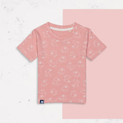 Kids Pink Rabbit Printed Co-Ord Set